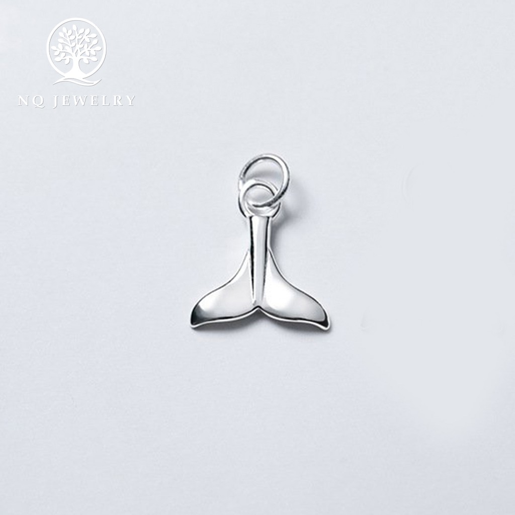 Charm bạc đuôi cá treo - NQ Jewelry