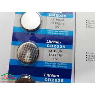 VỈ 5 PIN CÚC ÁO CR2025 LITHIUM