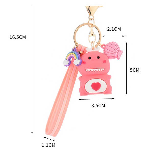 Móc Khóa Khủng Long Hoạt Hình Ngộ Nghĩnh, Thỏ Đáng Yêu