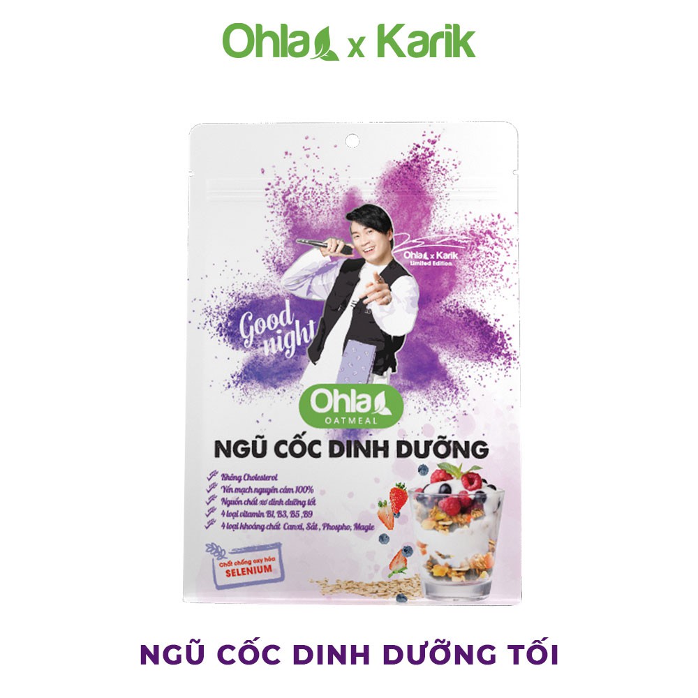 Combo Mix mix Ohla Thiz mê 1 Mini gồm Ngũ cốc dinh dưỡng 60g và Xoài sấy dẻo 35g