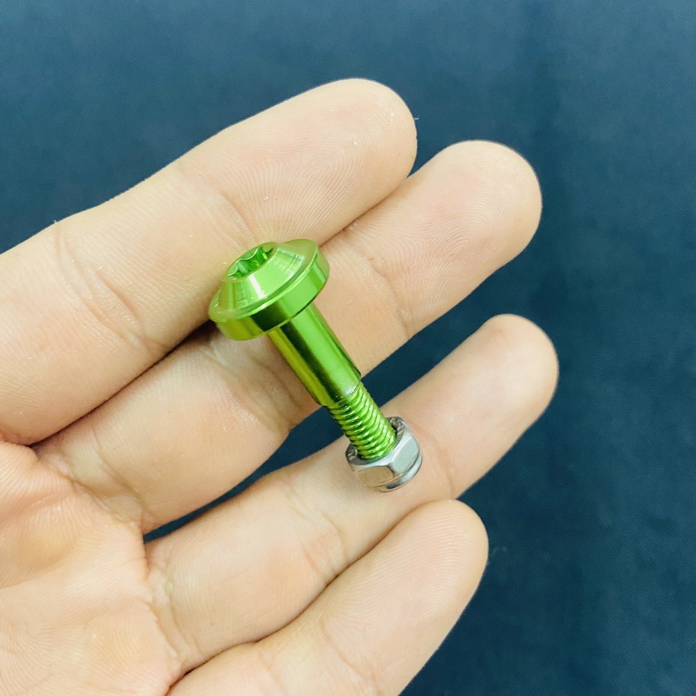 [ỐC KIỂU] ỐC KIỂU NHÔM CNC GẮN CỐT TAY THẮNG XE MÁY ĐỘ LÊN MÀU SẮC RỰC RỠ