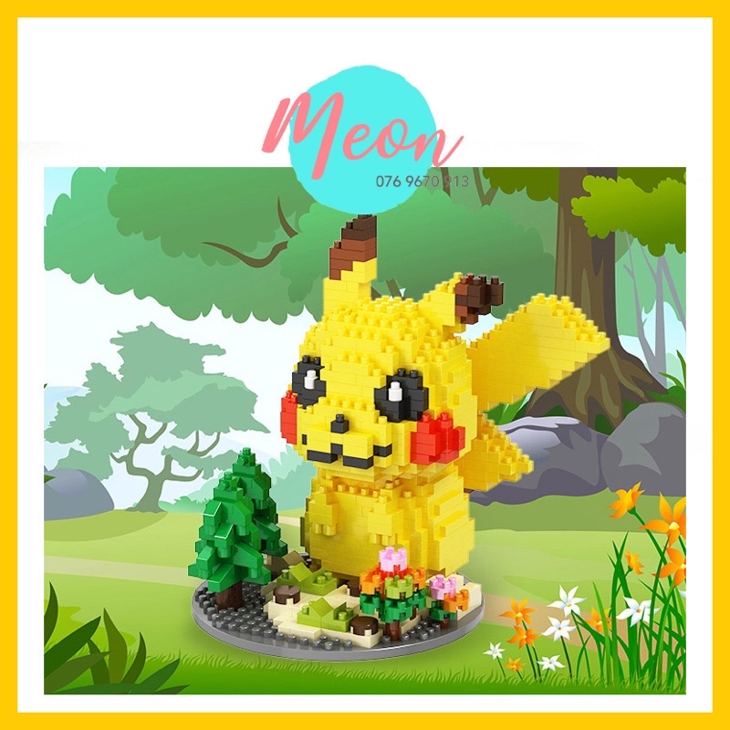 Xếp hình lego - Miniblock pokemon - size L