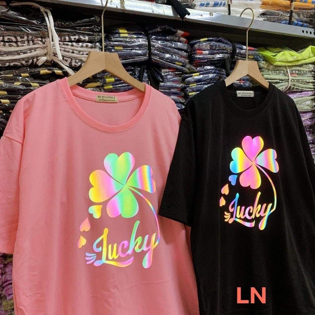 Áo phông phản quang hoa Lucky KTH0220