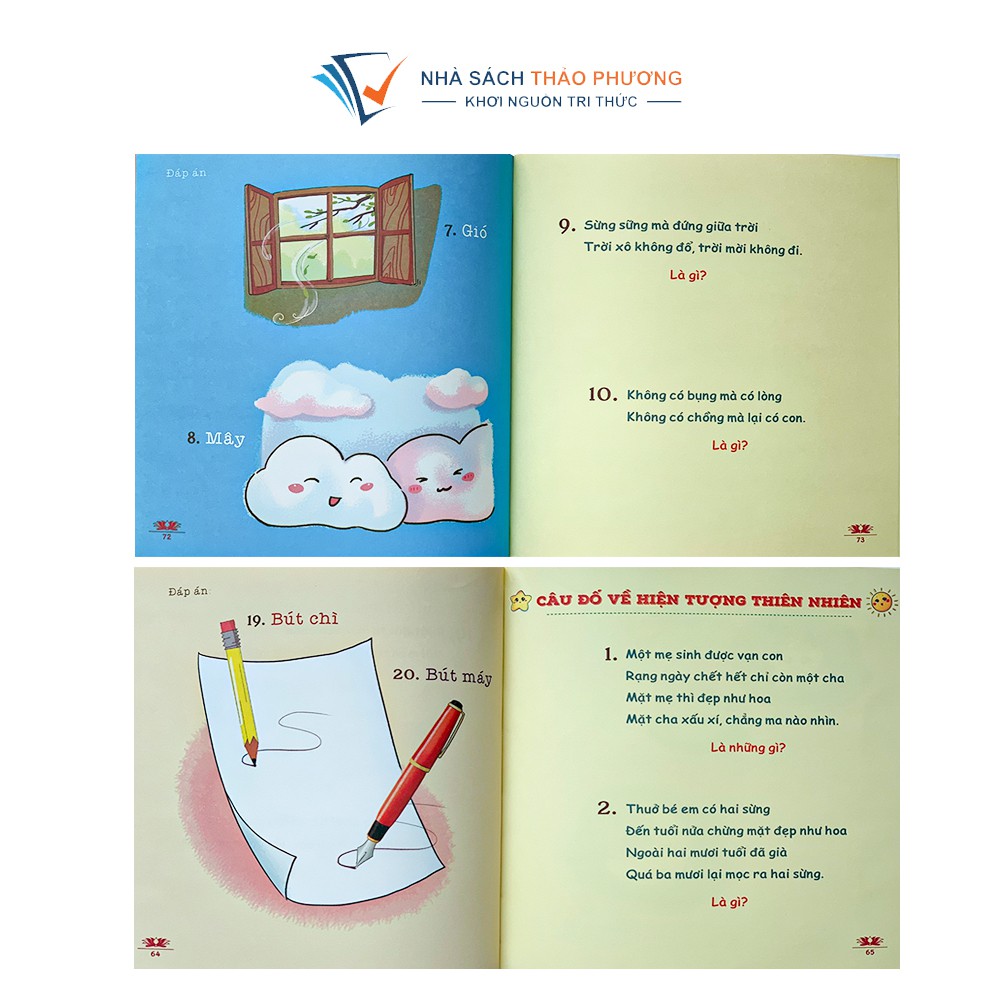 Sách - Câu đố và trò chơi dân gian bằng tranh cho bé tập đọc kích thích tư duy