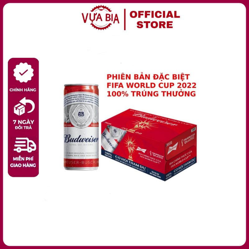 BIA BUDWEISER THÙNG 24 LON 330ML