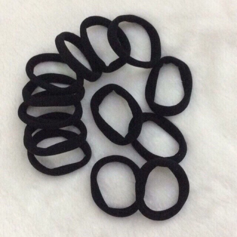 Dây cột tóc trơn, dây buộc tóc, dây cột tóc đủ màu