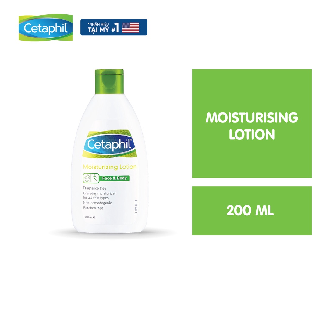 Sữa dưỡng ẩm toàn thân và da mặt CETAPHIL MOISTURIZING LOTION 200 ML