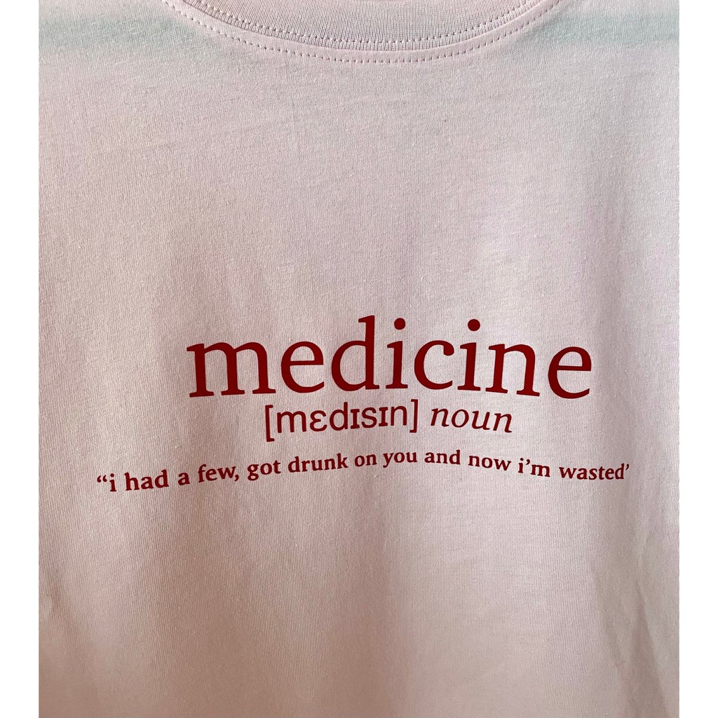 Áo thun cotton unisex Medicine