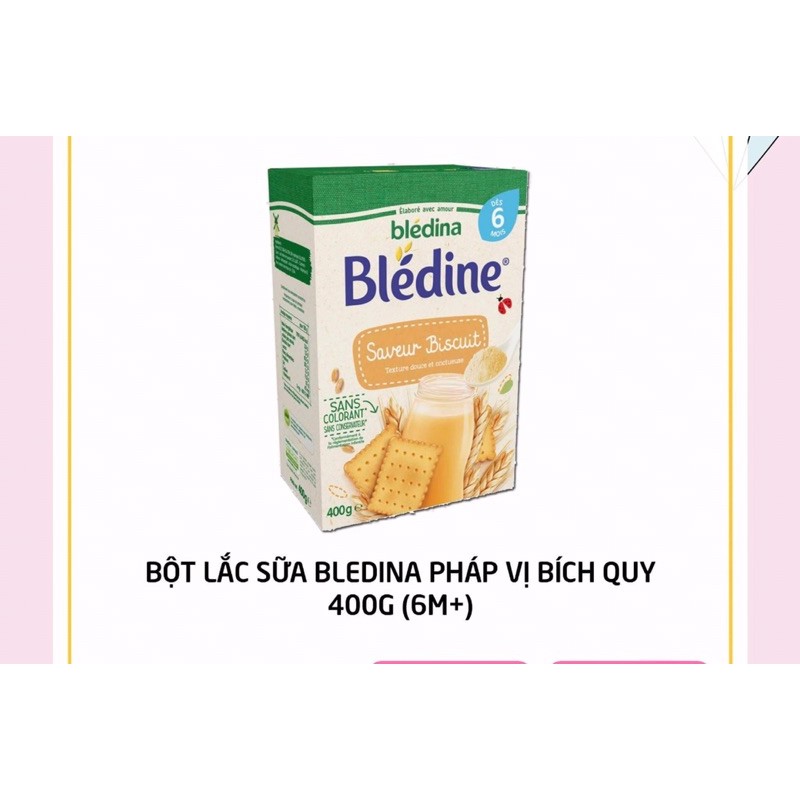 Bột Lắc Sữa Bledina Pháp đủ vị cho bé từ 4 tháng