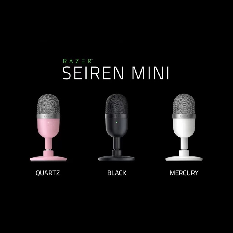 Micro Razer Seiren Mini Cổng USB Micrô Mini Microphone Hỗ Trợ Thu Âm/Live