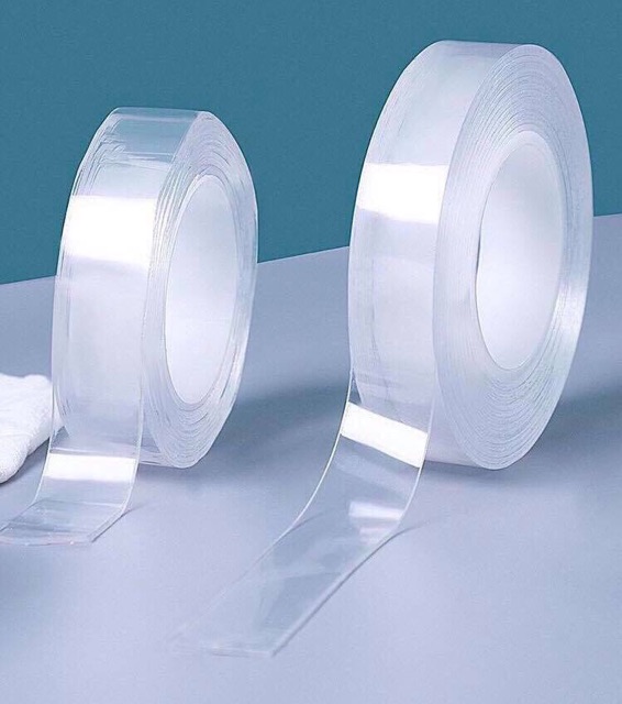 BĂNG DÁN, BĂNG DÍNH TRONG SUỐT 2 MẶT ĐA NĂNG DÀI 5 MÉT DÍNH MỌI BỀ MẶT