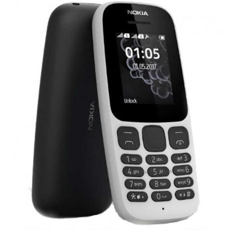 Điện Thoại Nokia 105 Single Sim- Trắng - Hàng Chính Hãng - seal Full box