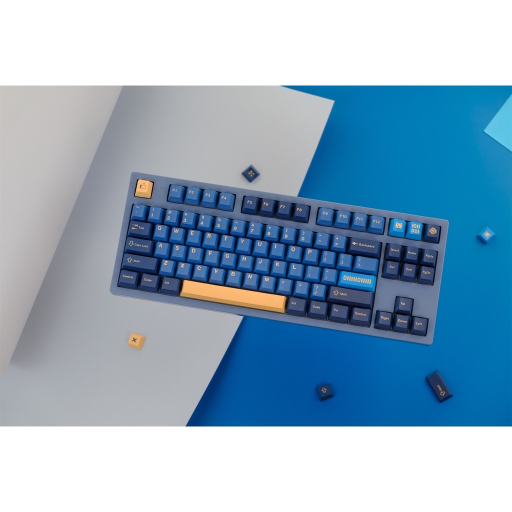 129 Keys Matrix-01 Keycaps Cherry Profile PBT DYE-SUB Bàn phím cơ Keycap