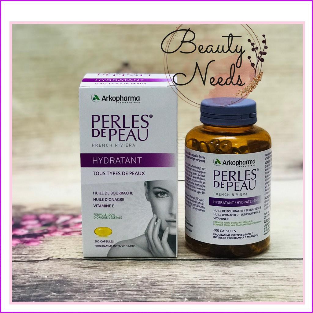 Hàng Pháp viên uống đẹp da Perles de Peau Hydratant 200v