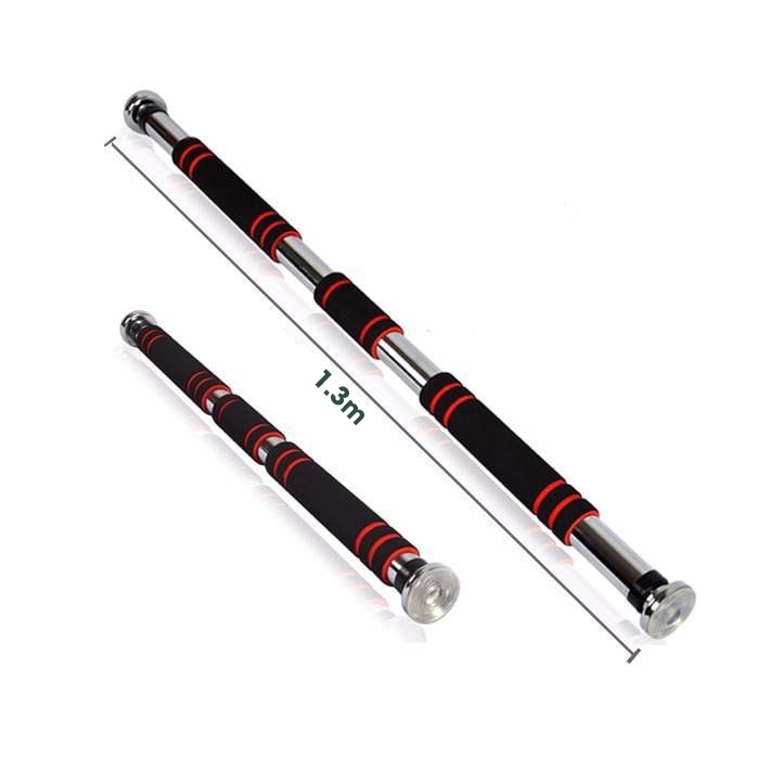 Xà đơn treo tường gắn cửa đa năng chiều dài điều chỉnh 80-130cm