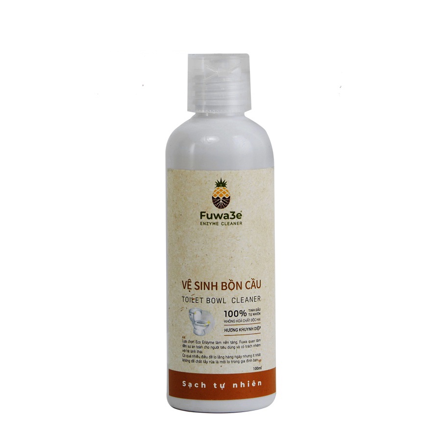 Nước tẩy bồn cầu Fuwa3e hữu cơ diệt khuẩn với tinh chất khuynh diệp 100ml