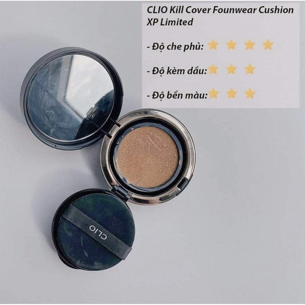 Phấn nước CLIO KILL COVER FOUNWEAR CUSHION XP ( 2 lõi ) | BigBuy360 - bigbuy360.vn