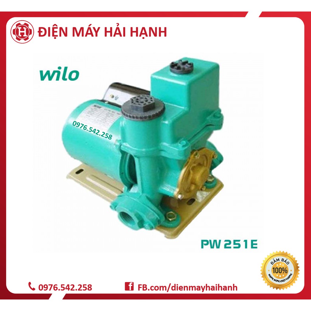 [CHÍNH HÃNG] MÁY BƠM NƯỚC ĐẨY CAO WILO PW 251E 250W