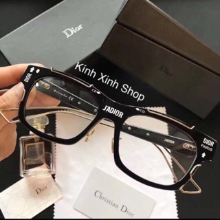 Kính jadior thời trang tròng trắng 0 độ