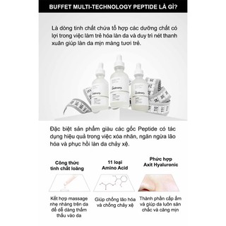Serum Chống Lão Hóa The Ordinary ''Buffet'' Multi-Tech 30ml