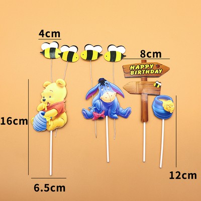 Set que cắm gấu Pooh + ong vàng