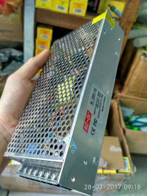 Nguồn 12v tổ ong loại tốt 10A dùng Led dây, camera...