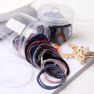 Set 30 Dây Cột Tóc Co Giãn Đơn Giản Cho Nữ