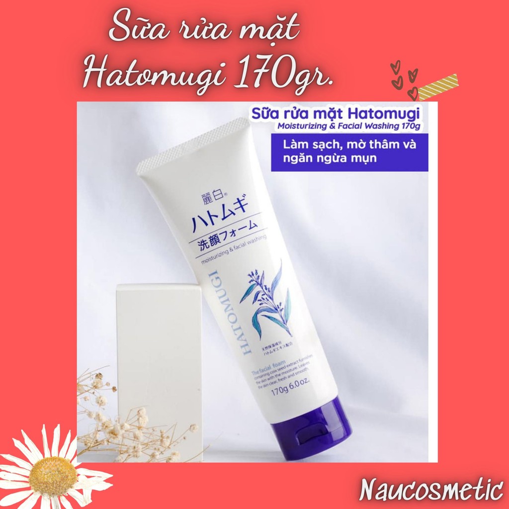 SỮA RỬA MẶT HATOMUGI 170gr