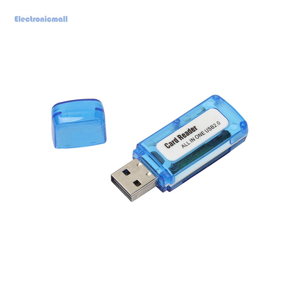 Đầu Đọc Thẻ Nhớ SD/TF/T-Flash/M2 4 Trong 1 Với Cổng USB 2.0 | BigBuy360 - bigbuy360.vn