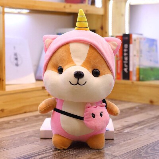 Gấu Bông Chú Sóc Shiba Cosplay Ngộ Nghĩnh Đáng Yêu | BigBuy360 - bigbuy360.vn