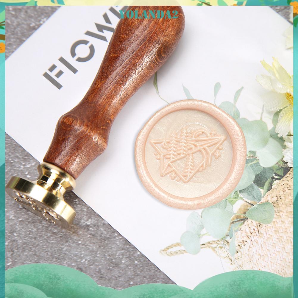 Set 100 Hạt Đóng Dấu Bát Giác Phong Cách Retro