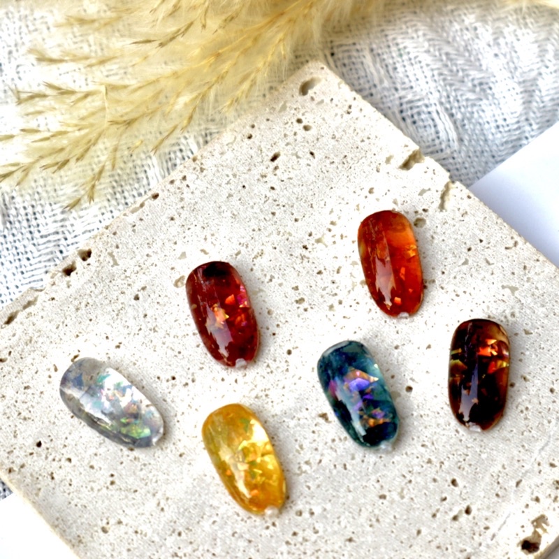 Set hũ gel Hổ phách 6 màu