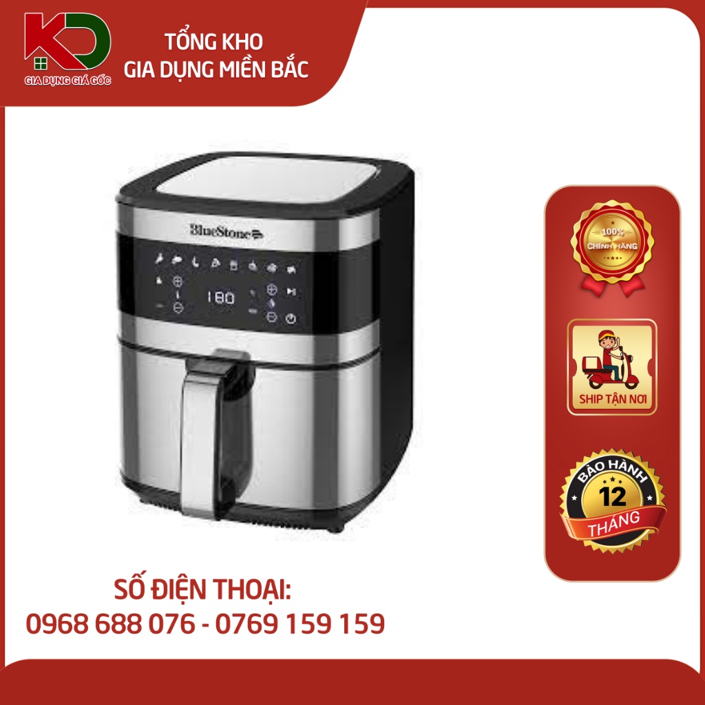 Nồi chiên không dầu điện tử 6.5L BlueStone AFB-5885