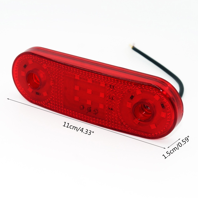 Bộ 5 Đèn Báo Tín Hiệu Phanh Gắn Đuôi Xe Tải