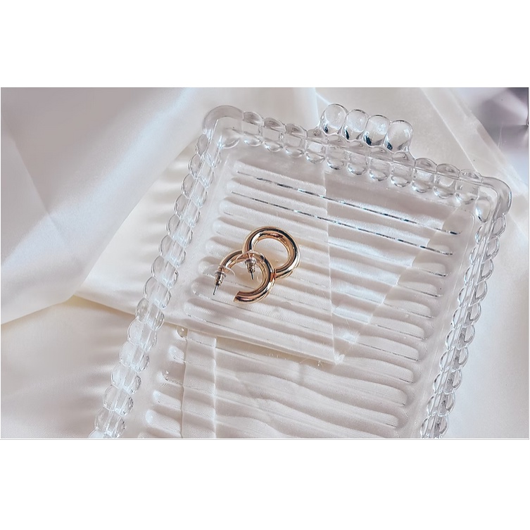 Khuyên tai nữ Charlotte earrings mạ vàng - Athea