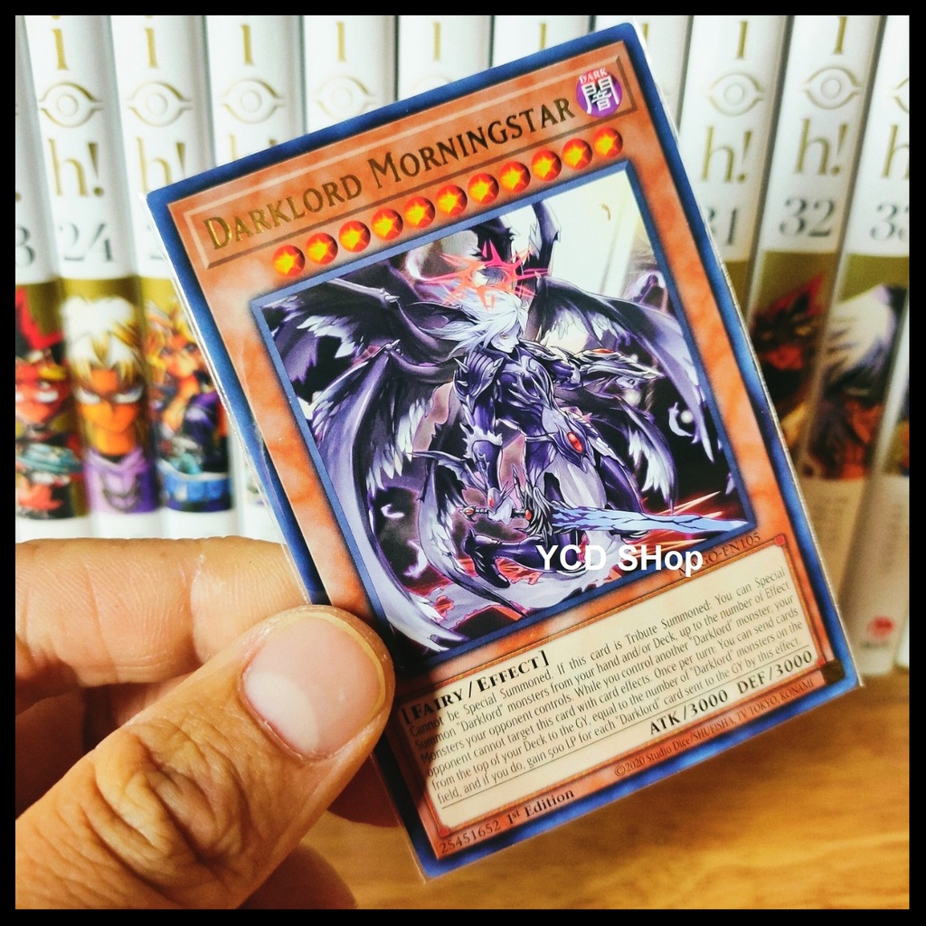 Thẻ bài yugioh chính hãng Darklord Morningstar – Rare