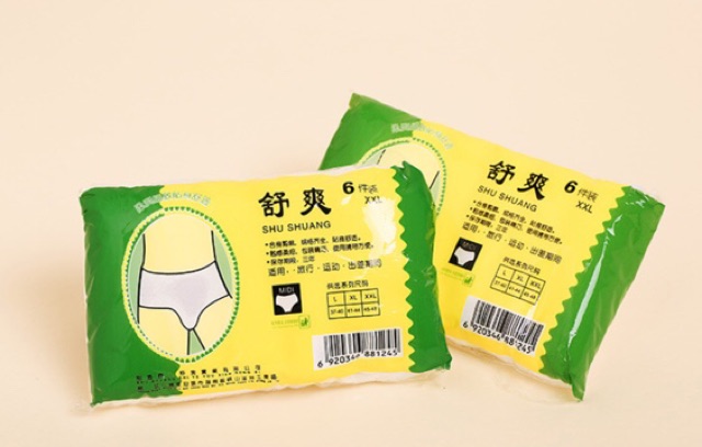 Quần Lót Giấy Spa (Gói 6 chiếc)