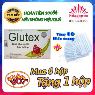 ✅ [KÈM QUÀ] Glutex - Hỗ trợ hạ đường huyết, ngăn ngừa biến chứng tiểu đường, đái tháo đường