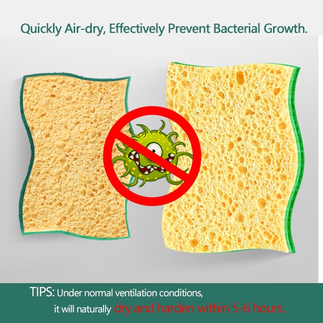 Miếng Bọt Biển Rửa Chén Chống Dính Dầu Tiện Dụng