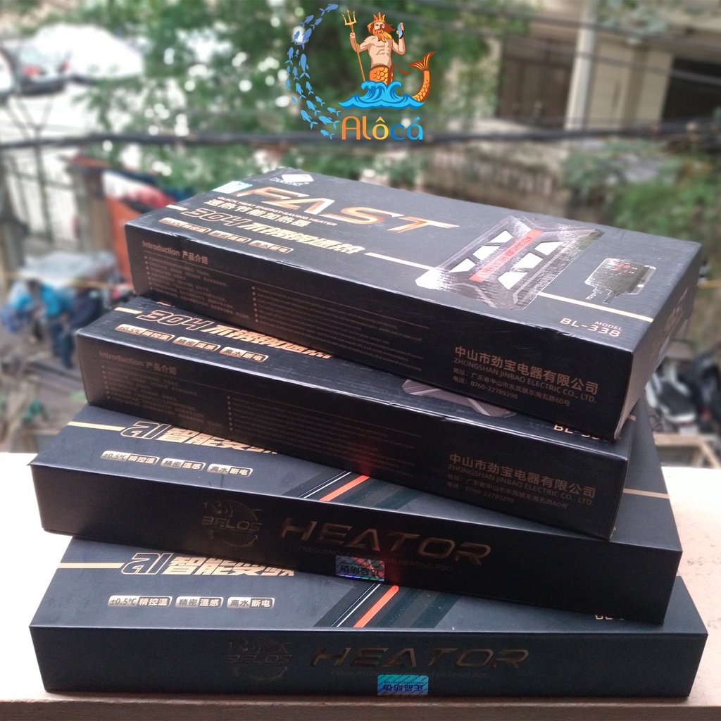 Sưởi chống bỏng có điều khiển Belos Smart BL-338 800W, BL-338 1000W, BL-378 500W, BL-378 1000W cho bể cá cảnh