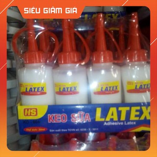 12 CHAI KEO SỮA LATEX 45000