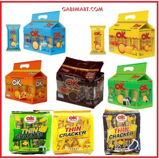 Hàng mới Bánh quy giòn OK THIN BISCUIT CRACKER Thái Lan 360g lát mỏng