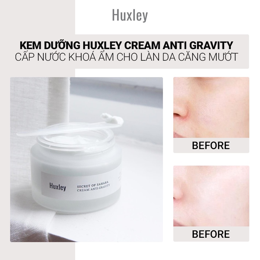 Set 3 món dưỡng da chống lão hóa Huxley Set Antioxidant Trio 200ml