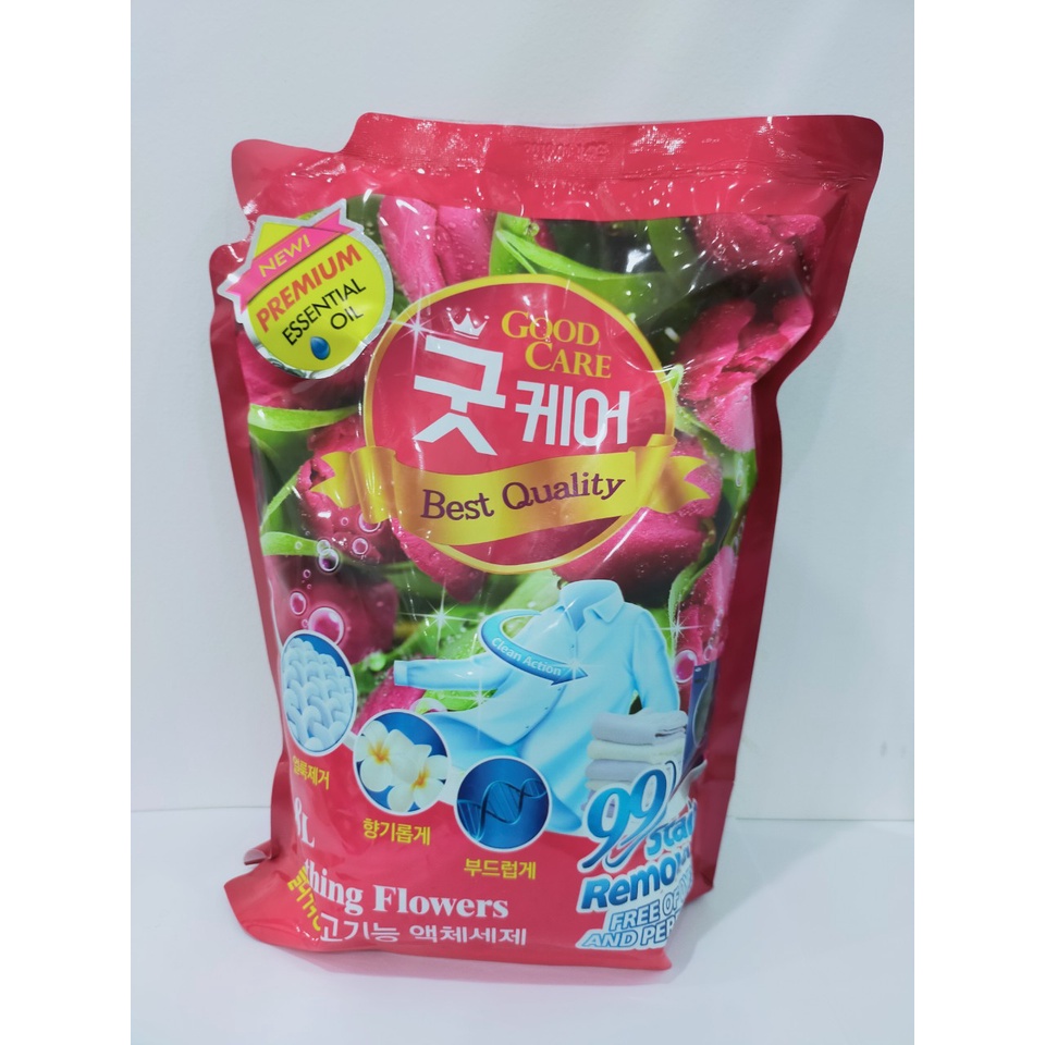 Nước giặt Good Care 1,8L (Hương hoa hồng, Lavender, Ngàn hoa)