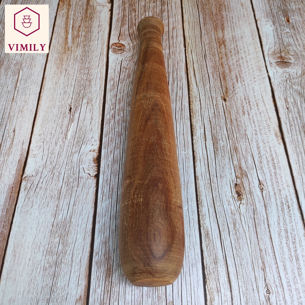 Chày gỗ nghiến núi đá Tây Bắc giã thức ăn gia vị VIMILY nhiều mẫu