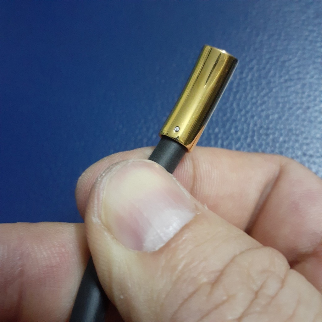 Vòng tay cao su cao cấp 6 ly khóa vip màu vàng chốt ngang 2 đầu siêu đẹp, bền màu - Thể hiện đẳng cấp phái mạnh