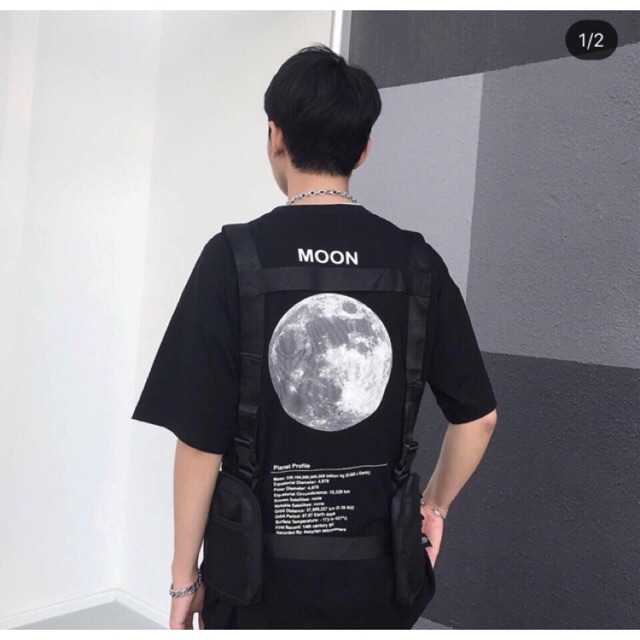 🎈Áo Thun Tay Lỡ Form Rộng Moon