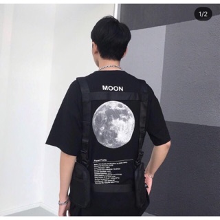 🎈áo thun tay lỡ form rộng moon