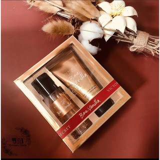 Vs - mini gift set | bộ quà tặng mini xịt thơm và sữa dưỡng thể victoria's secret mini body mist and lotion