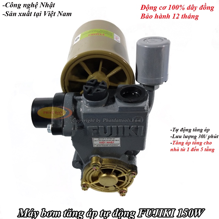 Máy Bơm Nước Đa Năng  FUJIKI FZ - 150BE - Công suất 150W - Bảo hành 12 tháng